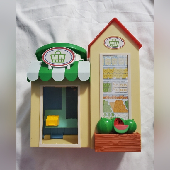 : Huge 33pc Lot of peppa pig toys grocery pizza store car figures school house - Picture 3 of 16